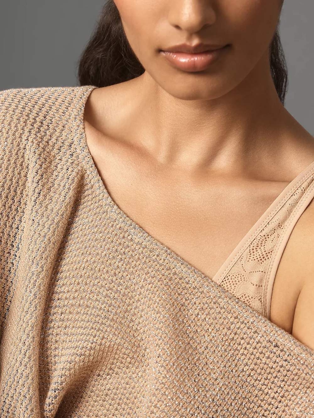 Anthropologie Ollari Lurex Poncho - Picture 3 of 5